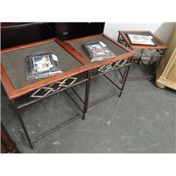 Mahogany Nesting Table Set