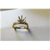 Image 2 : Ladies 14K Gold Wedding Ring Setting