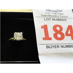 Ladies 14K Gold Old European Cut Diamond Ring 1.06 Ct. (Est. Retail $6235.00)