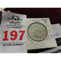 1963 D Liberty Half