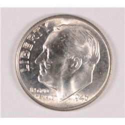 1946 ROOSEVELT DIME, MS-65