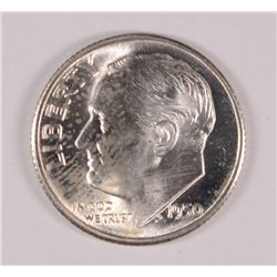 1950-S ROOSEVELT DIME, MS-65