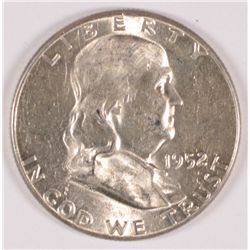 1952 FRANKLIN HALF DOLLAR, MS-63