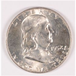 1952-D FRANKLIN HALF DOLLAR, MS-63