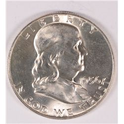 1956 FRANKLIN HALF DOLLAR, MS-65