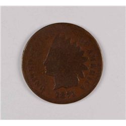 1871 INDIAN HEAD CENT G/VG SEMI KEY DATE