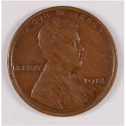 1914-S LINCOLN CENT VF-35