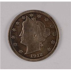 1912-S V-NICKEL VG (KEY DATE)