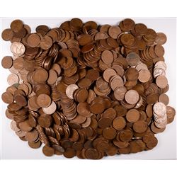 ( 1000 ) 1939 AND EARLIER LINCOLN WHEAT CENTS MIXED DATES, ALL NICE CIRCULATED