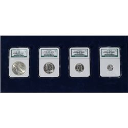 THE BINION SILVER HOARD UNC TYPE SET: NGC GRADED  #246 OF 2500 INCLUDES: