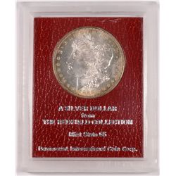 1888-S MORGAN SILVER DOLLAR, REDFIELD-PARAMOUNT MS-65 GEM, RED CASE  LOOKS PL