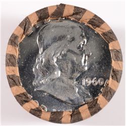 1960 FRANKLIN HALF DOLLAR ROLL ( 20 COINS )  GEM BU ORIGINAL