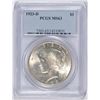 Image 1 : 1923-D PEACE DOLLAR PCGS MS-63