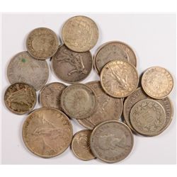 FOREIGN SILVER COIN LOT: AS PICTURED