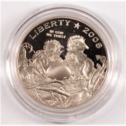 2008 PROOF BALD EAGLE HALF DOLLAR  IN ORIGINAL BOX  AND CERTIFICATE