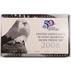 Image 1 : 2008 SILVER STATE QUARTERS PROOF SET IN NICE ORIGINAL MINT PACKAGING