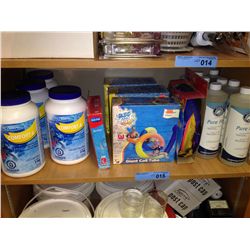 MISC. HOT TUB CHEMICALS/FLOATIES
