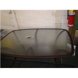 GLASS PATIO TABLE