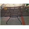 Image 1 : RECTANGULAR WIRE MESH PATIO TABLE