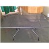 Image 1 : RECTANGULAR WIRE MESH PATIO TABLE