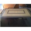 Image 1 : RECTANGULAR STONE TOP PATIO TABLE