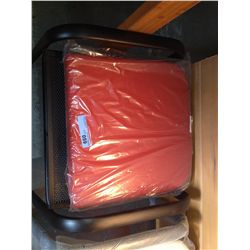 WIRE MESH OTTOMAN W/ CUSHION