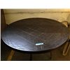 Image 1 : FAUX MARBLE ROUND PATIO TABLE