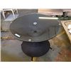 Image 1 : ROUND GLASS/WICKER PATIO TABLE