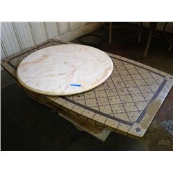 PALLET ASSORTED PATIO TABLE TOPS