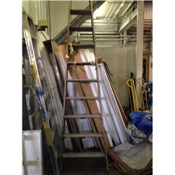 WOODEN 10' STEP LADDER