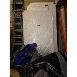 STYROFOAM HOT TUB COVERS WITH ASSORTED COVERS