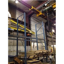 3 SECTIONS BLUE 18' INDUSTRIAL RACKING