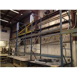 2 SECTIONS BLUE 18' INDUSTRIAL RACKING