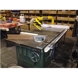 WADKIN BURSGREEN TABLE SAW W/ EXCALIBUR DUST GUARD