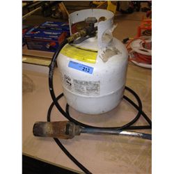 PROPANE TANK AND TORCH