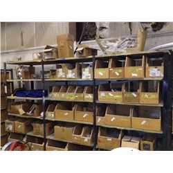 LARGE RACK W/ MISC HOT TUB PARTS (3 SECTIONS)
