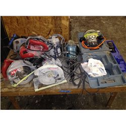 LARGE LOT OF POWER TOOLS