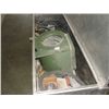 Image 2 : ALUMINUM ROLLING WORK BOX AND CONTENTS; BLOWER, ELECTRICAL CORDS, ASSORTED HARDWARE, ETC