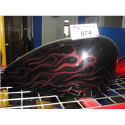 CUSTOM PAINTED MOTORCYCLE GAS TANK