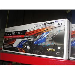 PROTOCOL HELI-RAIDER  3.5CHANNEL RADIO CONTROLLED HELICOPTER