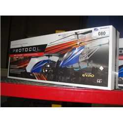 PROTOCOL HELI-RAIDER  3.5CHANNEL RADIO CONTROLLED HELICOPTER