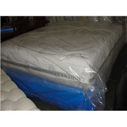 QUEEN SIZE ICOMFORT MEMORY FOAM MATTRESS AND BOXSPRING SET - ROLLER FRAME NOT INCLUDED