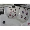 Image 2 : CAL SPAS COLEMAN SERIES HOT TUB WITH WHITE INTERIOR AND WALNUT CABINET. FEATURES INC.: