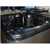 Image 2 : CAL SPAS CONNECT SERIES HOT TUB WITH MIDNIGHT OPA INTERIOR AND WALNUT CABINET. FEATURES INC: