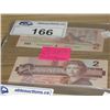 Image 1 : 3 1986 CANADIAN LAST YEAR OF THE $2 BILL, MINT IN SEQUENCE