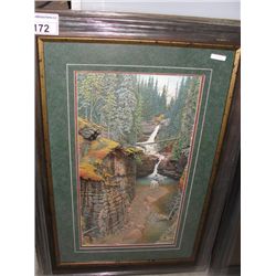 LIMITED EDITION FRAMED PRINT "UP A CREEK" BY SCOTT KENNEDY