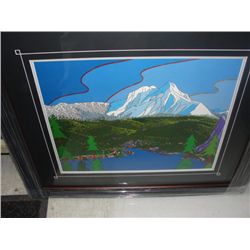 FRAMED PRINT "GARIBABI AT SQUAMISH" BY MICHAEL TICKNER