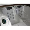 Image 3 : CAL SPAS AQUA SELECT SERIES HOT TUB WITH SAHARA INTERIOR AND 84"X64" MAHOGANY CABINET.