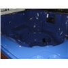Image 2 : CAL SPAS AQUA SELECT SERIES HOT TUB WITH DEEP SEA BLUE INTERIOR AND 7.5' MAHOGANY CABINET.