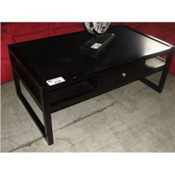 CONTEMPORARY SINGLE DRAWER COFFEE TABLE